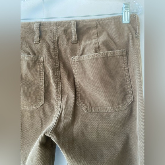 free people corduroy super bell bottoms thin wake brow sz. 30 - Picture 7 of 13